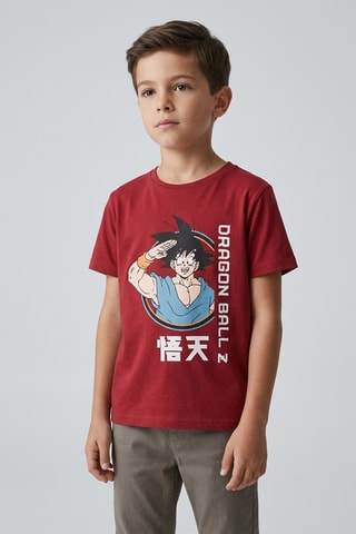 Camiseta Son Goku Dragon Ball Z - Rojo