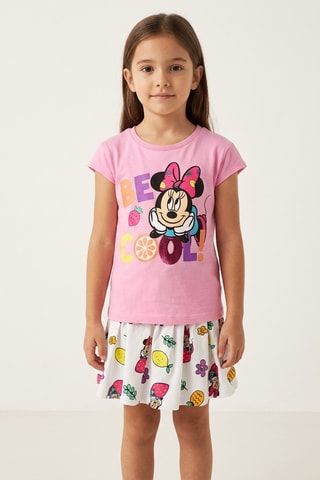 Camiseta y falda Minnie Disney - Rosa