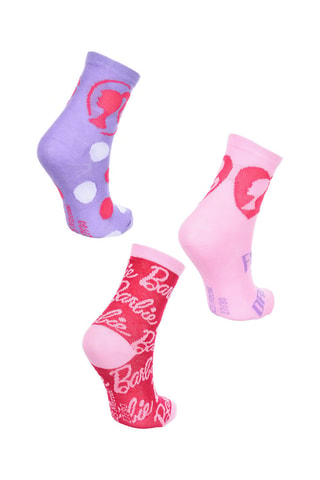 3 pares de calcetines Barbie - Multicolor