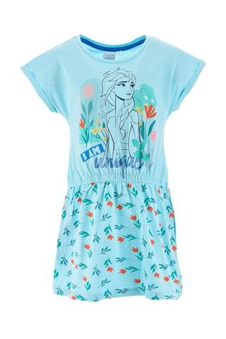 Vestido efecto doble prenda Frozen Disney - Azul