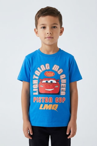 Camiseta C Cars Disney Pixar - Azul