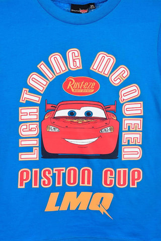 Camiseta C Cars Disney Pixar - Azul