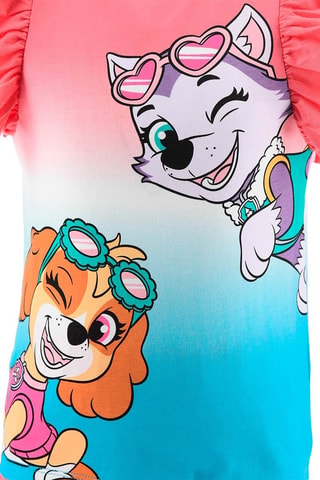 Camiseta y short Everest y Skye La Patrulla Canina - Rosa y azul