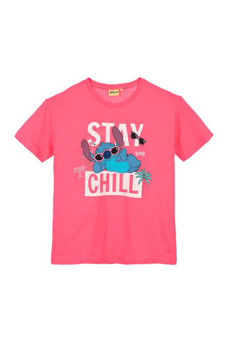 Camiseta Stitch Lilo y Stitch Disney - Rosa
