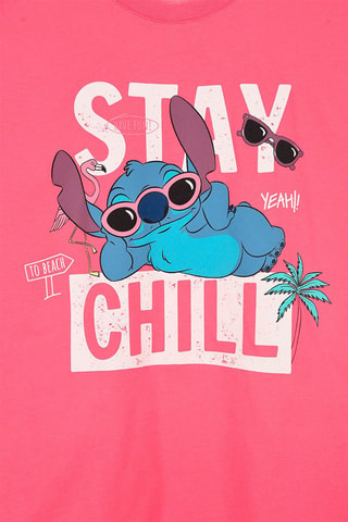 Camiseta Stitch Lilo y Stitch Disney - Rosa