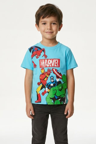 Camiseta Los Vengadores Marvel - Azul