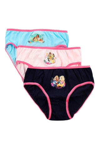3 bragas Princesas Disney - Multicolor