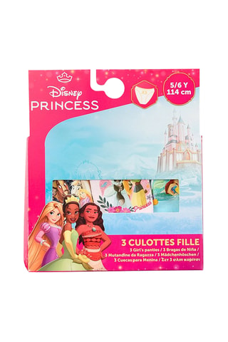 3 bragas Princesas Disney - Multicolor