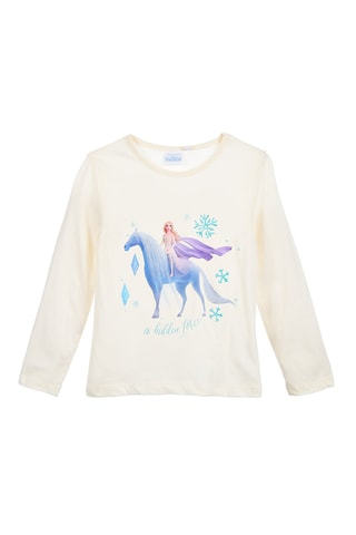 Camiseta Elsa Frozen Disney - Blanco