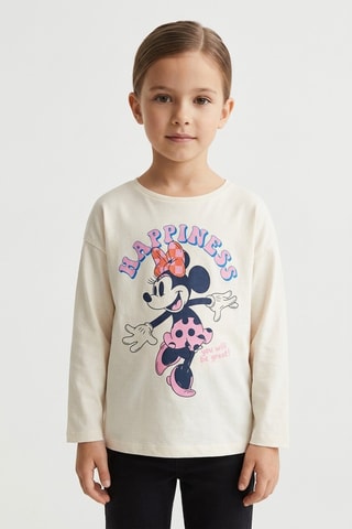 Camiseta Minnie Disney - Blanco
