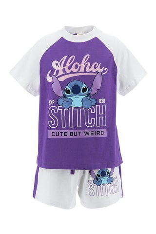 Camiseta y short Stitch Lilo y Stitch Disney - Violeta