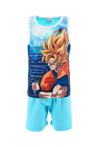Pijama Son Goku Dragon Ball Super - Turquesa