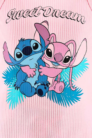 Pijama Stitch y Ángel Lilo y Stitch Disney - Rosa claro