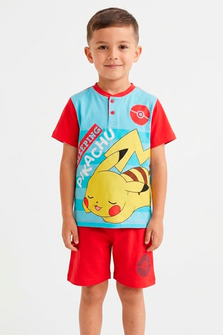 Pijama Pikachu Pokémon - Rojo