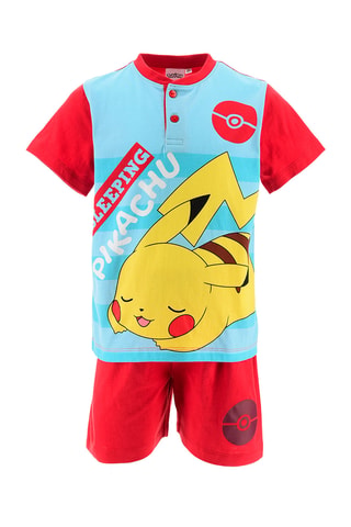Pijama Pikachu Pokémon - Rojo