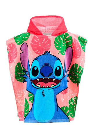 Capa de baño con capucha Stitch Lilo y Stitch Disney - Rosa