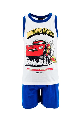 Pijama Rayo McQueen Cars Disney Pixar - Blanco