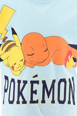 Pijama Pikachu y Charmander Pokémon - Azul