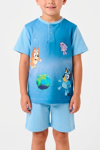 Pijama Bluey y Bingo Bluey - Azul