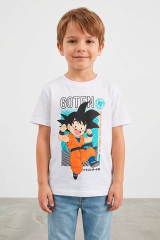 Camiseta Son Goten Dragon Ball - Blanco
