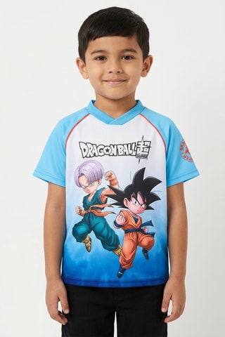 Camiseta Son Goten y Trunks Dragon ball Super - Rojo