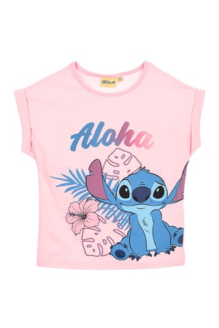 Camiseta Stitch Lilo y Stitch Disney - Rosa claro