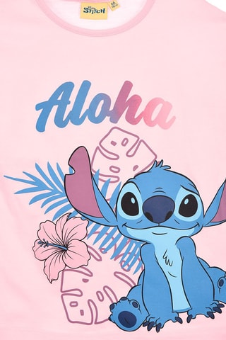 Camiseta Stitch Lilo y Stitch Disney - Rosa claro