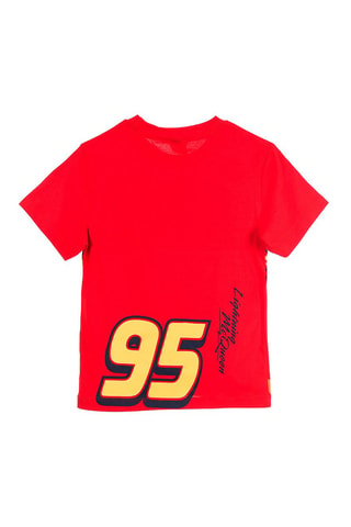 Camiseta Rayo McQueen Cars Disney Pixar - Rojo