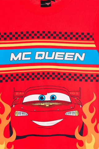 Camiseta Rayo McQueen Cars Disney Pixar - Rojo