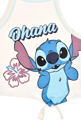 Camiseta de tirantes Stitch Lilo y Stitch Disney - Blanco