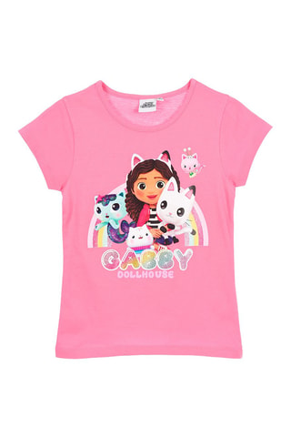 Camiseta La casa de muñecas de Gabby - Rosa