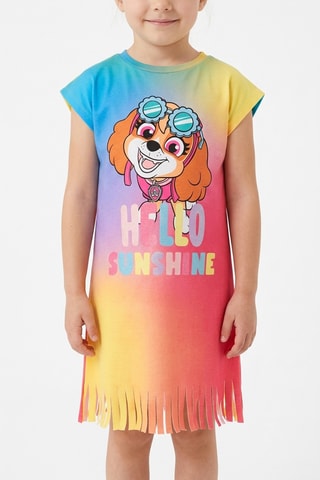 Vestido tie-dye Skye La Patrulla Canina - Multicolor