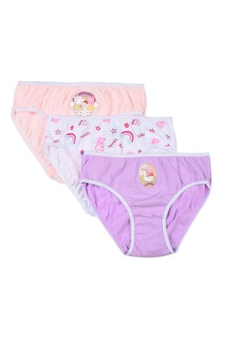 3 bragas Peppa Pig - Multicolor