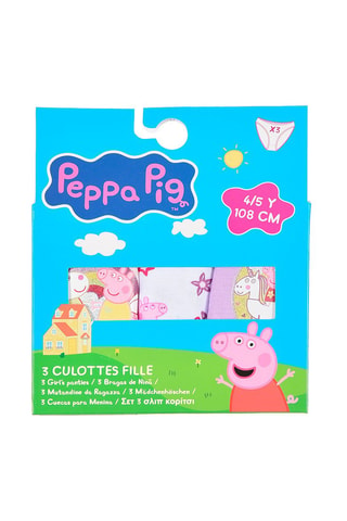 3 bragas Peppa Pig - Multicolor