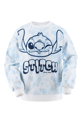 Sudadera tie-dye Stitch Lilo y Stitch Disney - Blanco