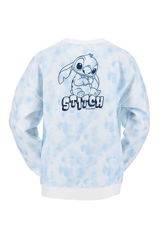 Sudadera tie-dye Stitch Lilo y Stitch Disney - Blanco