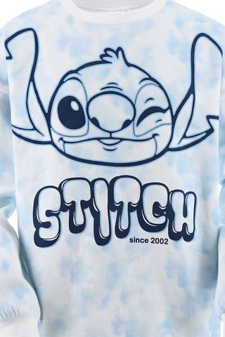 Sudadera tie-dye Stitch Lilo y Stitch Disney - Blanco