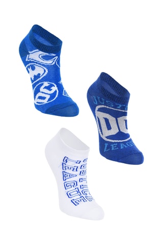 3 pares de calcetines La Liga de la Justicia DC Comics - Multicolor