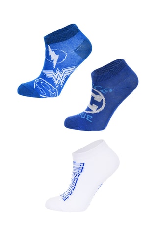 3 pares de calcetines La Liga de la Justicia DC Comics - Multicolor