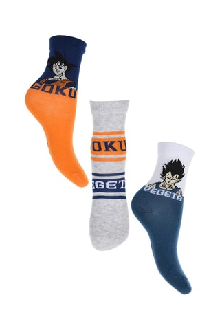 3 pares de calcetines Dragon Ball Z - Multicolor