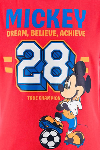 Camiseta y short Mickey Disney - Rojo