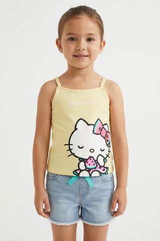 Camiseta de tirantes Hello Kitty Sanrio - Rojo