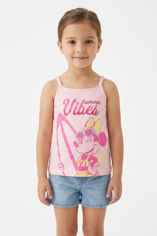 Camiseta de tirantes Minnie Mouse Disney - Rosa