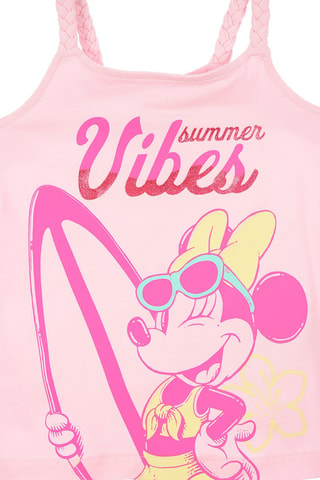 Camiseta de tirantes Minnie Mouse Disney - Rosa
