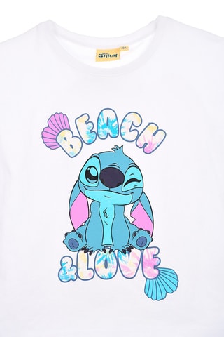 Camiseta Stitch Lilo y Stitch Disney - Blanco