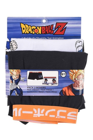 2 bóxers Son Goku y Vegeta Dragon Ball Z - Multicolor