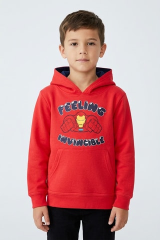 Sudadera con capucha Iron Man Los Vengadores Marvel - Rojo
