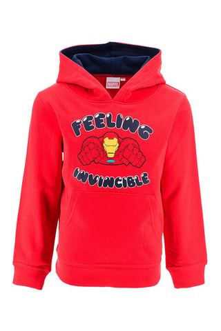 Sudadera con capucha Iron Man Los Vengadores Marvel - Rojo