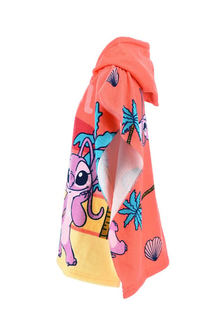 Capa de baño con capucha Stitch y Ángel Lilo y Stitch Disney - Rosa