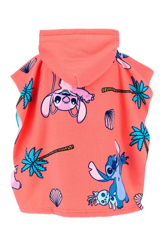 Capa de baño con capucha Stitch y Ángel Lilo y Stitch Disney - Rosa